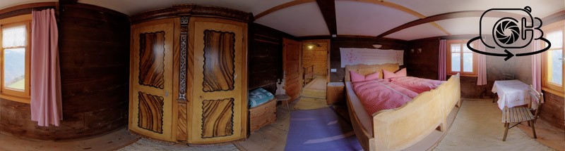 Schalfzimmer hinten im Obergeschoss